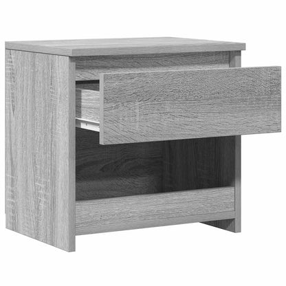 Nachttisch Grau Sonoma 40x30x39 cm Holzwerkstoff