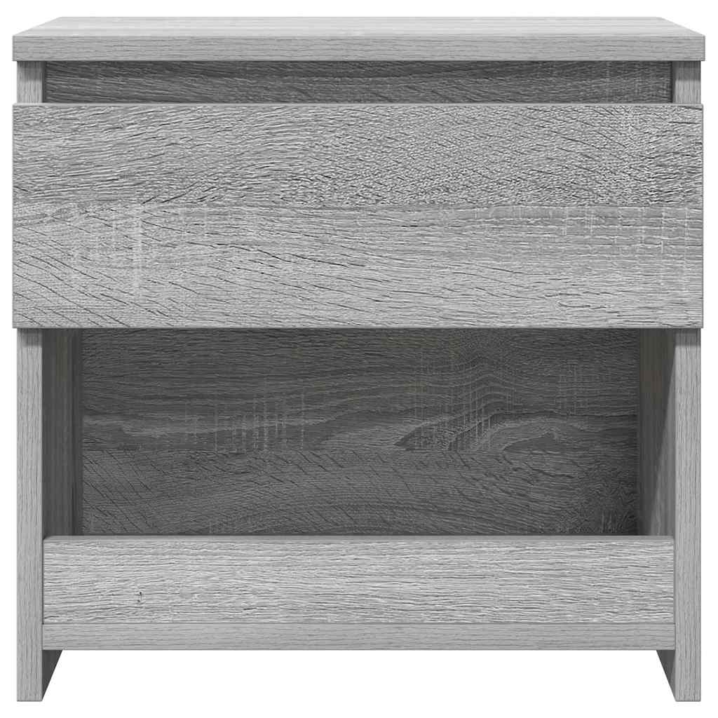 vidaXL Nachttische 2 Stk. Grau Sonoma 40x30x39 cm Holzwerkstoff