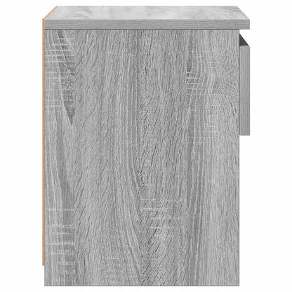 vidaXL Nachttische 2 Stk. Grau Sonoma 40x30x39 cm Holzwerkstoff