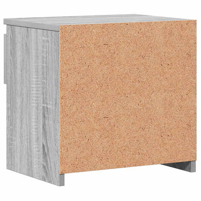vidaXL Nachttische 2 Stk. Grau Sonoma 40x30x39 cm Holzwerkstoff