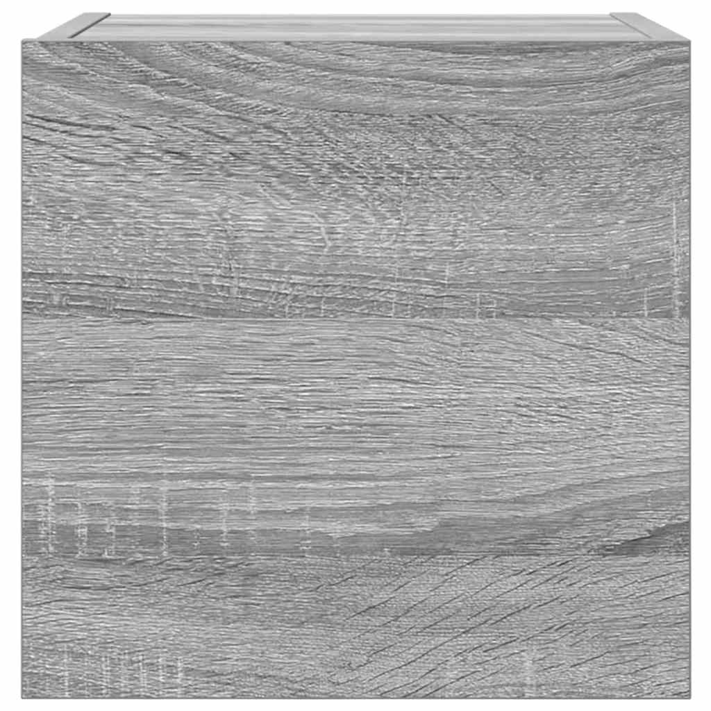 vidaXL TV-Wandschränke 2 Stk. Grau Sonoma 30,5x30x30 cm