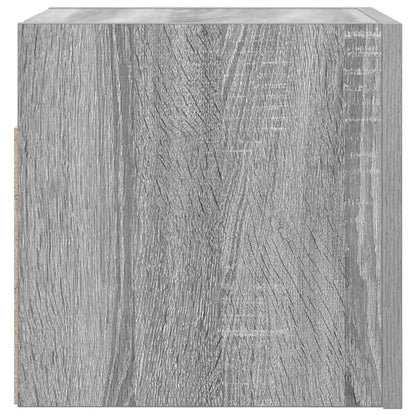 vidaXL TV-Wandschränke 2 Stk. Grau Sonoma 30,5x30x30 cm