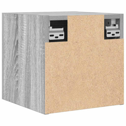 vidaXL TV-Wandschränke 2 Stk. Grau Sonoma 30,5x30x30 cm