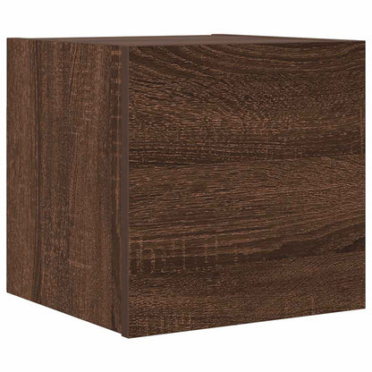 vidaXL TV-Wandschrank Braun Eiche 30,5x30x30 cm