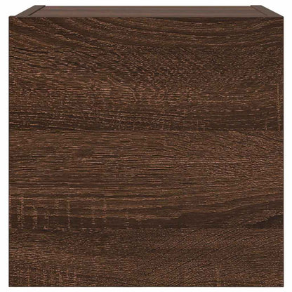 vidaXL TV-Wandschrank Braun Eiche 30,5x30x30 cm