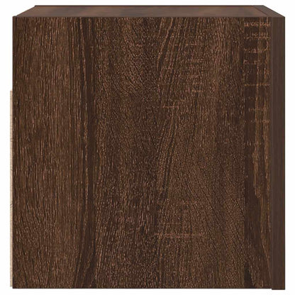 vidaXL TV-Wandschrank Braun Eiche 30,5x30x30 cm