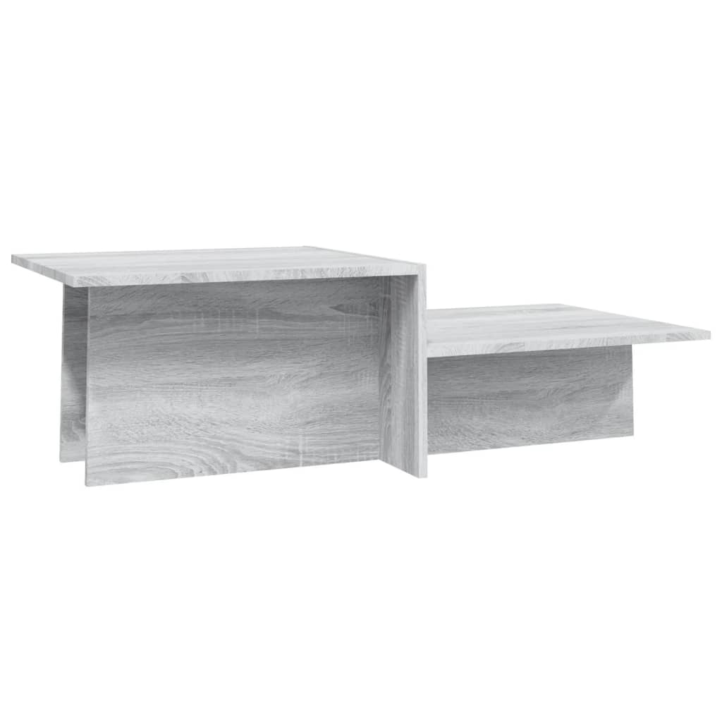 vidaXL Couchtisch Grau Sonoma 111,5x50x33 cm Holzwerkstoff