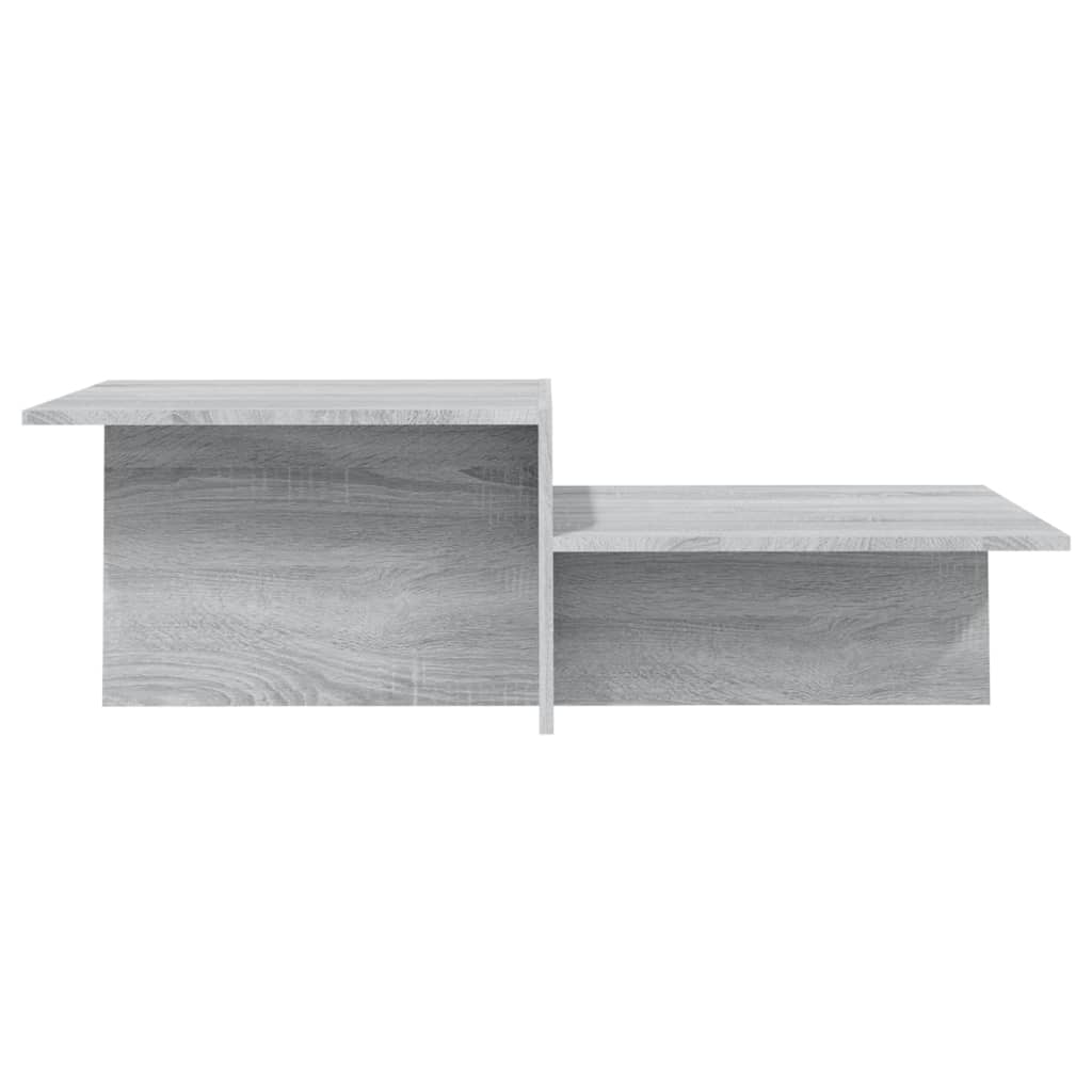 vidaXL Couchtisch Grau Sonoma 111,5x50x33 cm Holzwerkstoff
