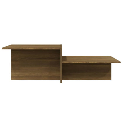 vidaXL Couchtisch Braun Eichen-Optik 111,5x50x33 cm Holzwerkstoff