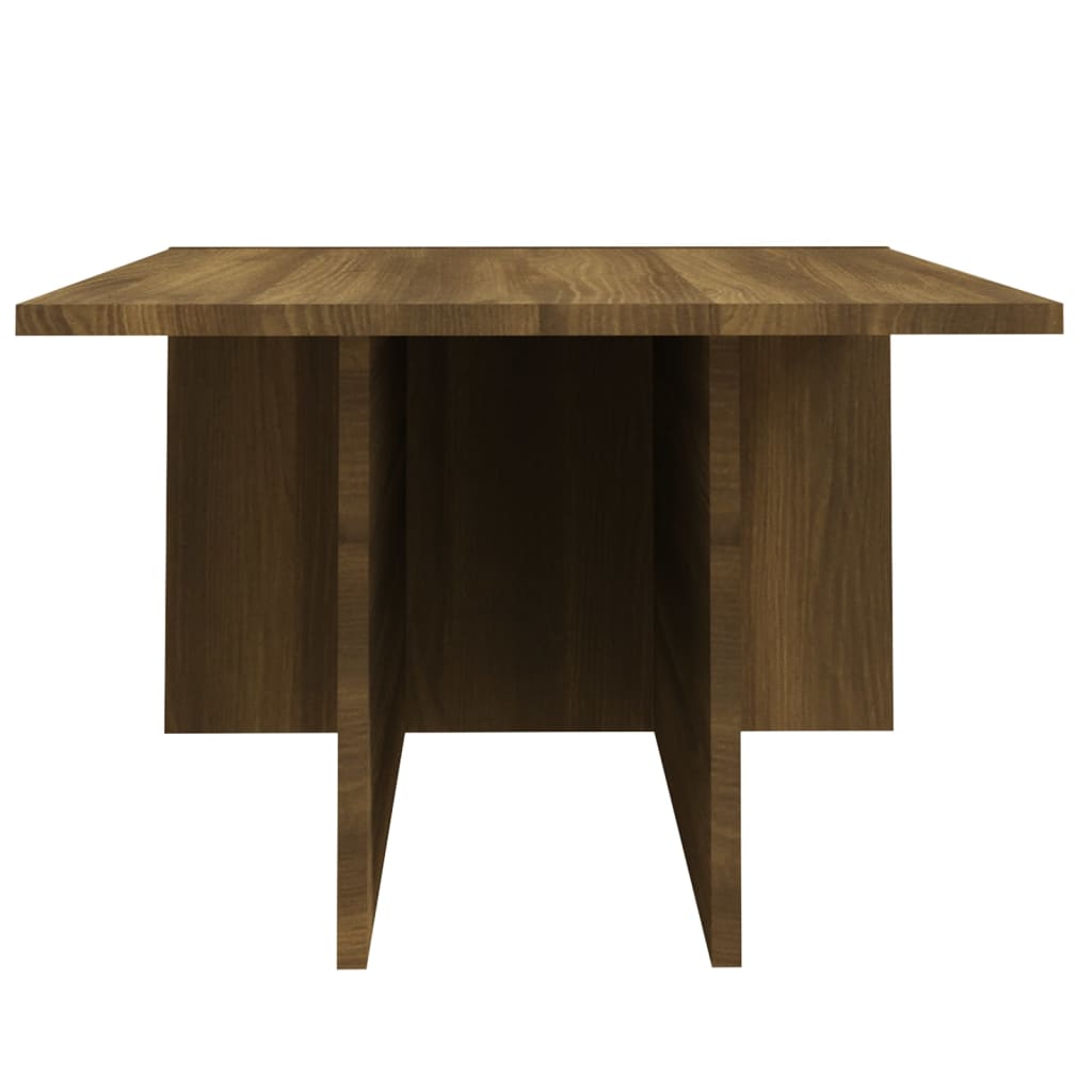 vidaXL Couchtisch Braun Eichen-Optik 111,5x50x33 cm Holzwerkstoff