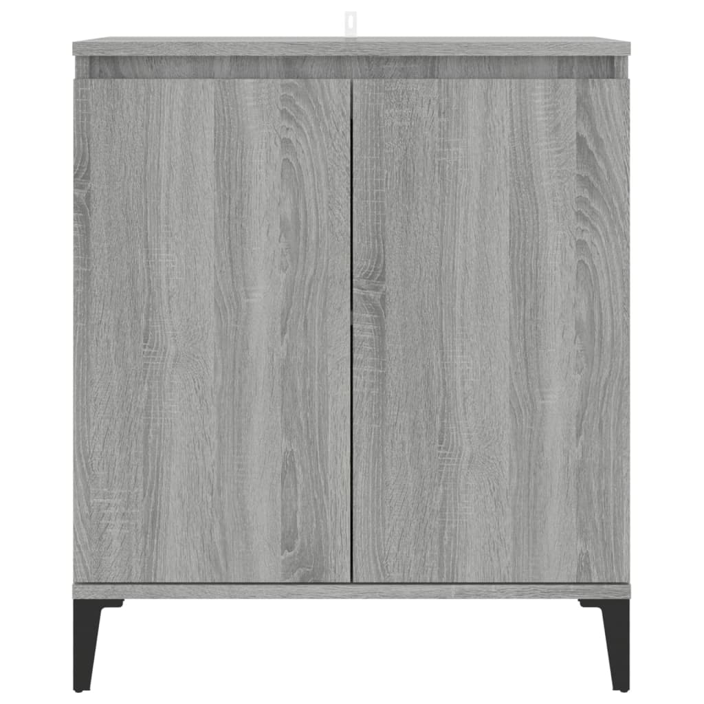 vidaXL Buffet gris Sonoma 60x35x70 cm bois d'ingénierie
