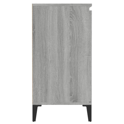 vidaXL Buffet gris Sonoma 60x35x70 cm bois d'ingénierie