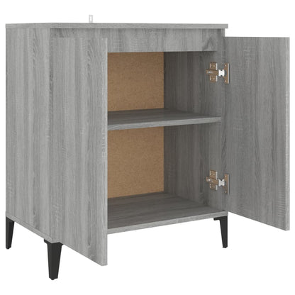vidaXL Buffet gris Sonoma 60x35x70 cm bois d'ingénierie