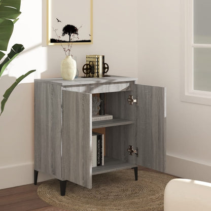 vidaXL Buffet gris Sonoma 60x35x70 cm bois d'ingénierie