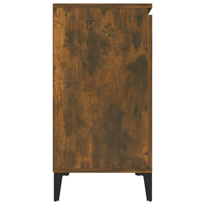 vidaXL Buffet Chêne fumé 102x35x70 cm Bois d'ingénierie