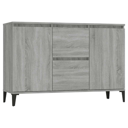 vidaXL Buffet gris Sonoma 102x35x70 cm Aggloméré
