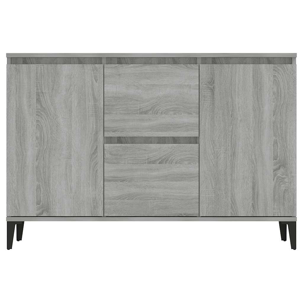 vidaXL Buffet gris Sonoma 102x35x70 cm Aggloméré