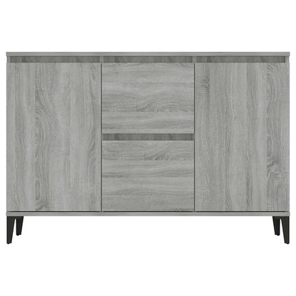 vidaXL Buffet gris Sonoma 102x35x70 cm Aggloméré