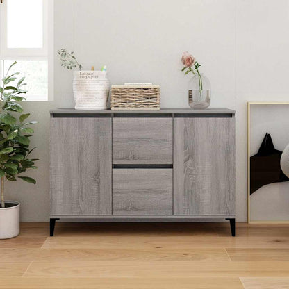 vidaXL Buffet gris Sonoma 102x35x70 cm Aggloméré