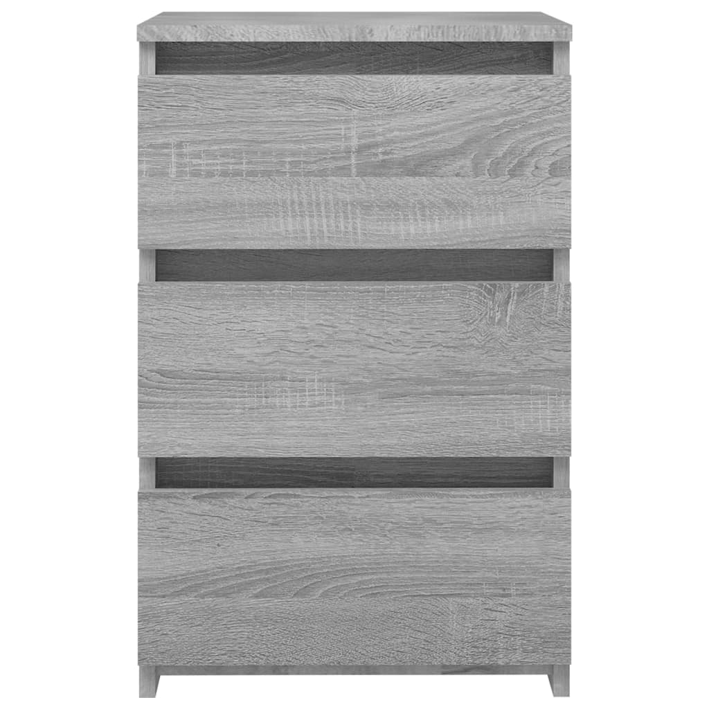 vidaXL Table de chevet gris Sonoma 40x35x62,5 cm bois d'ingénierie
