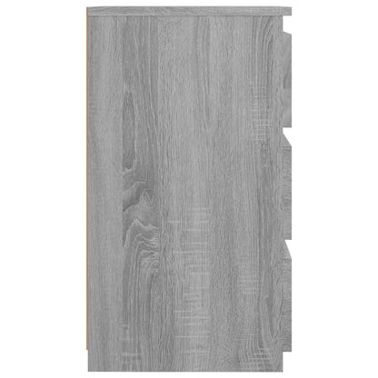 vidaXL Table de chevet gris Sonoma 40x35x62,5 cm bois d'ingénierie