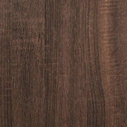 vidaXL Nachttische 2 Stk. Braun Eiche 40x35x62,5 cm Holzwerkstoff