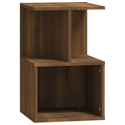 vidaXL Nachttische 2 Stk. Braun Eichen-Optik 35x35x55 cm Holzwerkstoff
