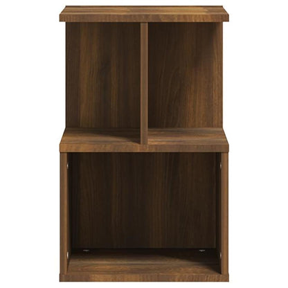 vidaXL Nachttische 2 Stk. Braun Eichen-Optik 35x35x55 cm Holzwerkstoff
