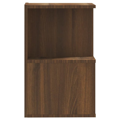 vidaXL Nachttische 2 Stk. Braun Eichen-Optik 35x35x55 cm Holzwerkstoff