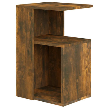 vidaXL Table d'appoint chêne fumé 36x30x56 cm Bois d'ingénierie