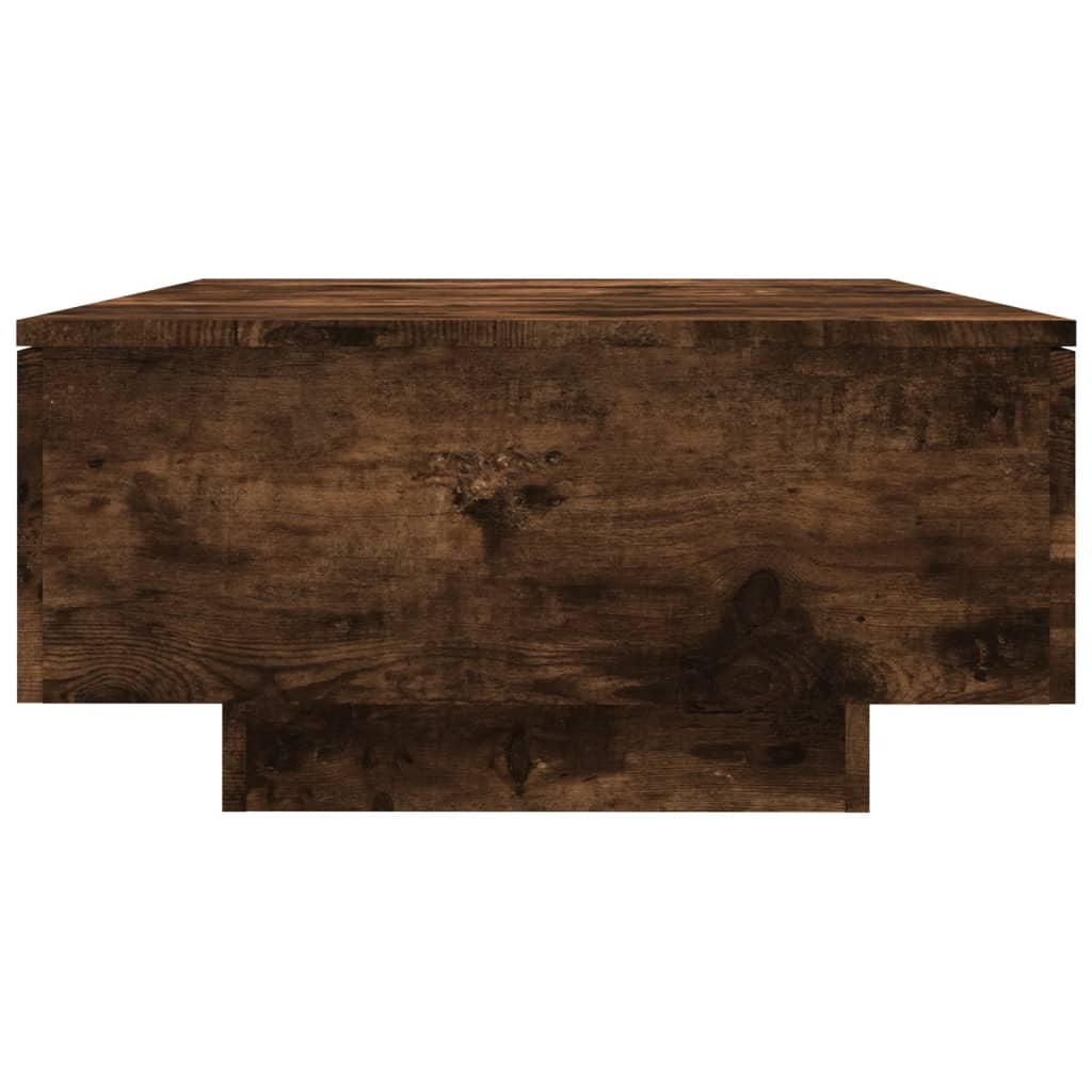 vidaXL Table basse chêne fumé 90x60x31 cm en bois d'ingénierie