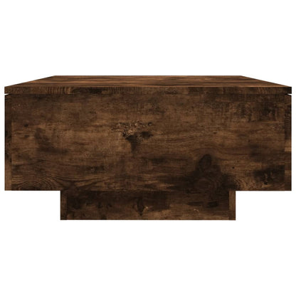 vidaXL Table basse chêne fumé 90x60x31 cm en bois d'ingénierie