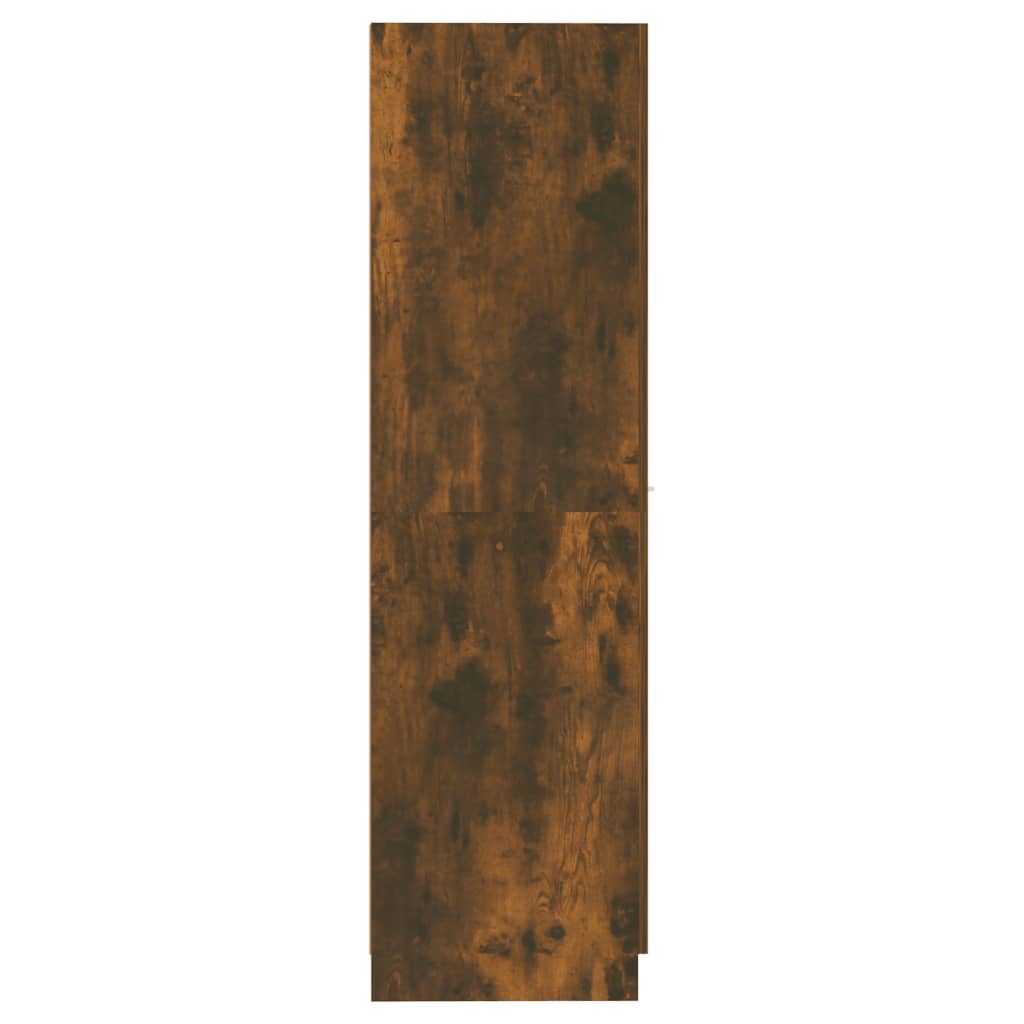 vidaXL Apothekerschrank Räuchereiche 30x42,5x150 cm Holzwerkstoff