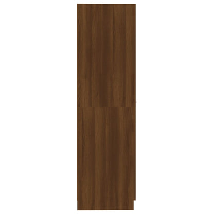 vidaXL Apothekerschrank Braun Eichen-Optik 30x42,5x150cm Holzwerkstoff