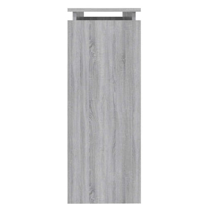 vidaXL Table console gris Sonoma 102x30x80 cm Aggloméré