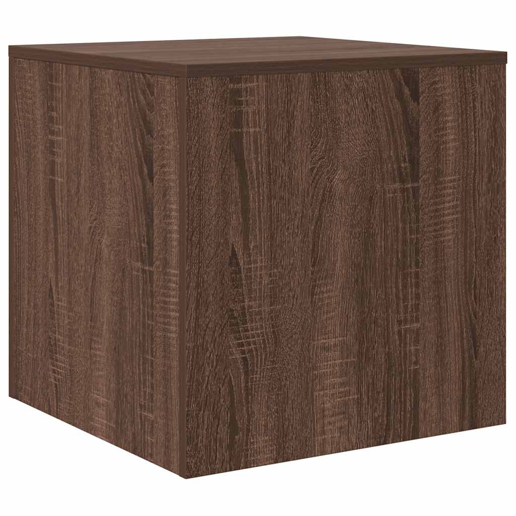 vidaXL Tables gigognes 3 pcs Marron aspect chêne Bois d'ingénierie