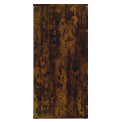 vidaXL Sideboard Räuchereiche 80x36x75 cm Holzwerkstoff