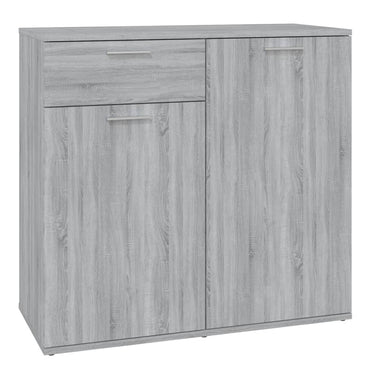 vidaXL Bahut gris Sonoma 80x36x75 cm Aggloméré