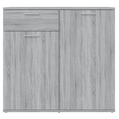 vidaXL Bahut gris Sonoma 80x36x75 cm Aggloméré