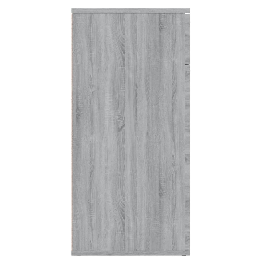 vidaXL Bahut gris Sonoma 80x36x75 cm Aggloméré