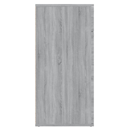 vidaXL Bahut gris Sonoma 80x36x75 cm Aggloméré