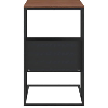 vidaXL Beistelltisch Schwarz 55x36x59,5 cm Holzwerkstoff