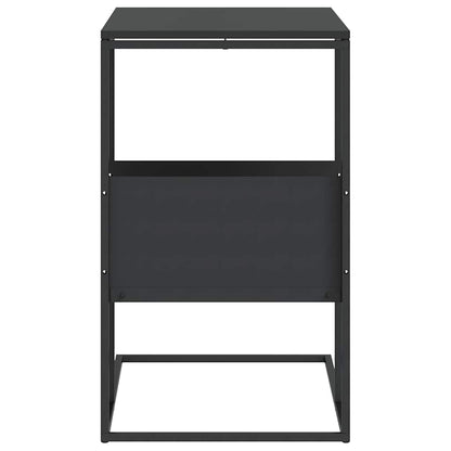vidaXL Beistelltisch Schwarz 55x36x59,5 cm Holzwerkstoff