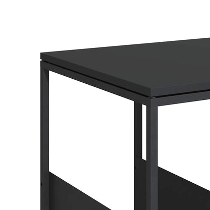 vidaXL Beistelltisch Schwarz 55x36x59,5 cm Holzwerkstoff