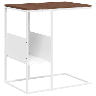 vidaXL Beistelltisch Weiß 55x36x59,5 cm Holzwerkstoff