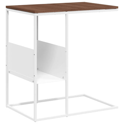 vidaXL Beistelltisch Weiß 55x36x59,5 cm Holzwerkstoff