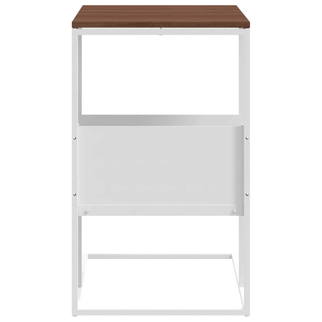 vidaXL Beistelltisch Weiß 55x36x59,5 cm Holzwerkstoff