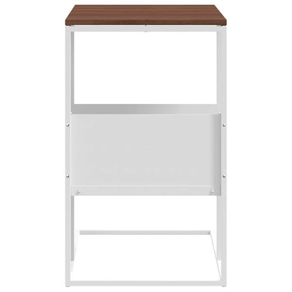 vidaXL Beistelltisch Weiß 55x36x59,5 cm Holzwerkstoff