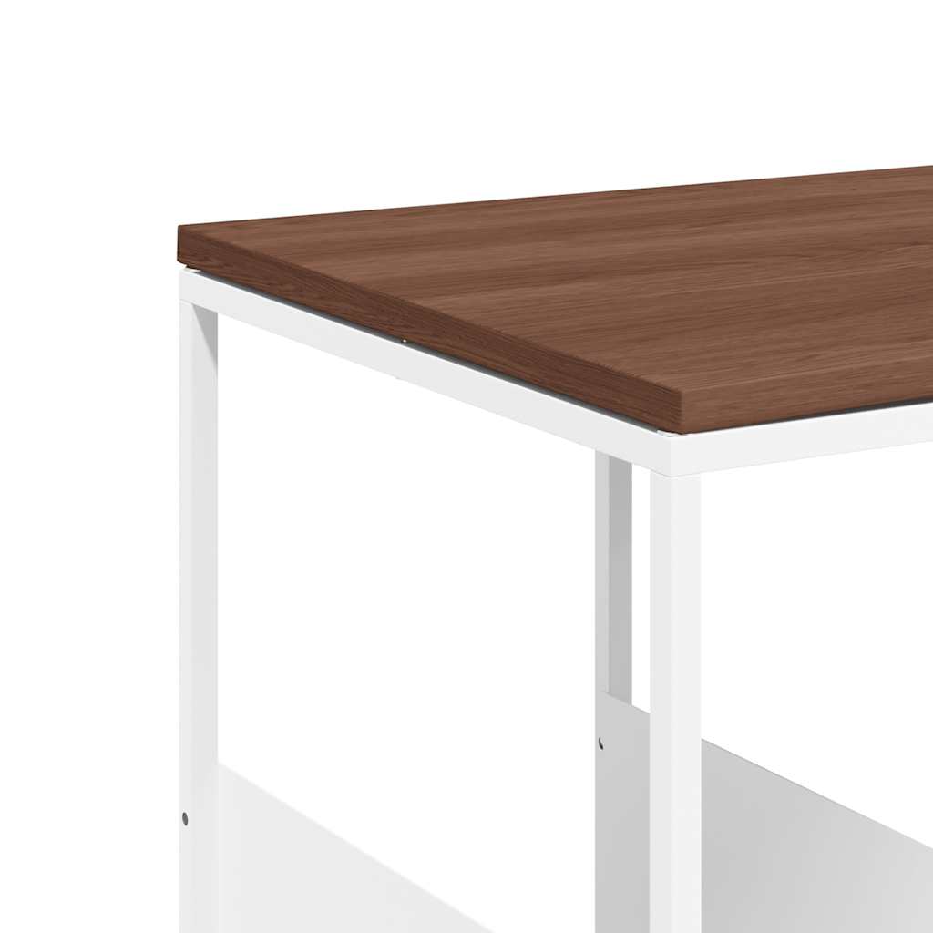 vidaXL Beistelltisch Weiß 55x36x59,5 cm Holzwerkstoff