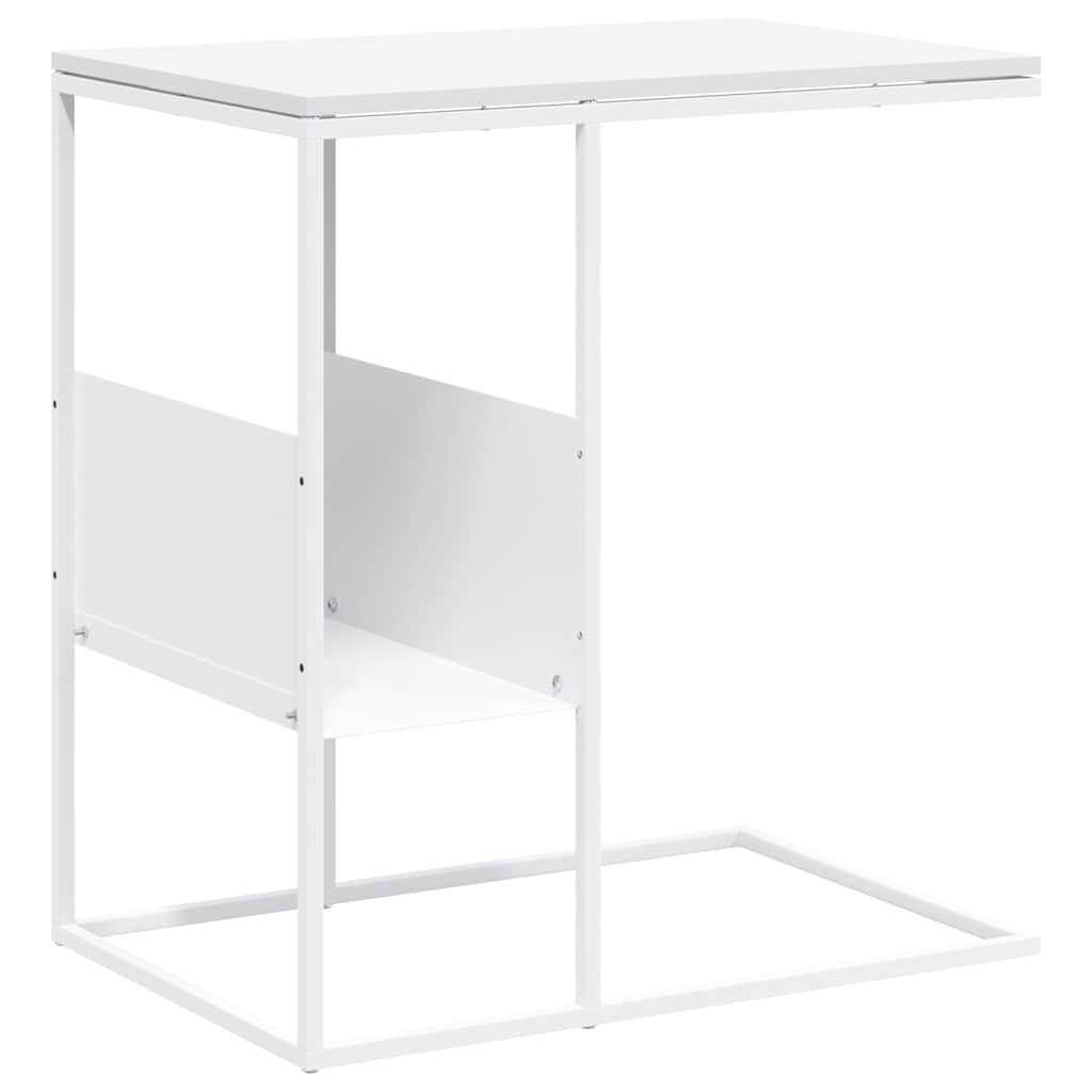 vidaXL Beistelltisch Weiß 55x36x59,5 cm Holzwerkstoff
